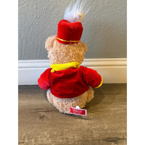 Macy's Thanksgiving Day Parade 2014 Bear Plush Toy by Gund Red Band Uniform - Picture 3 of 7